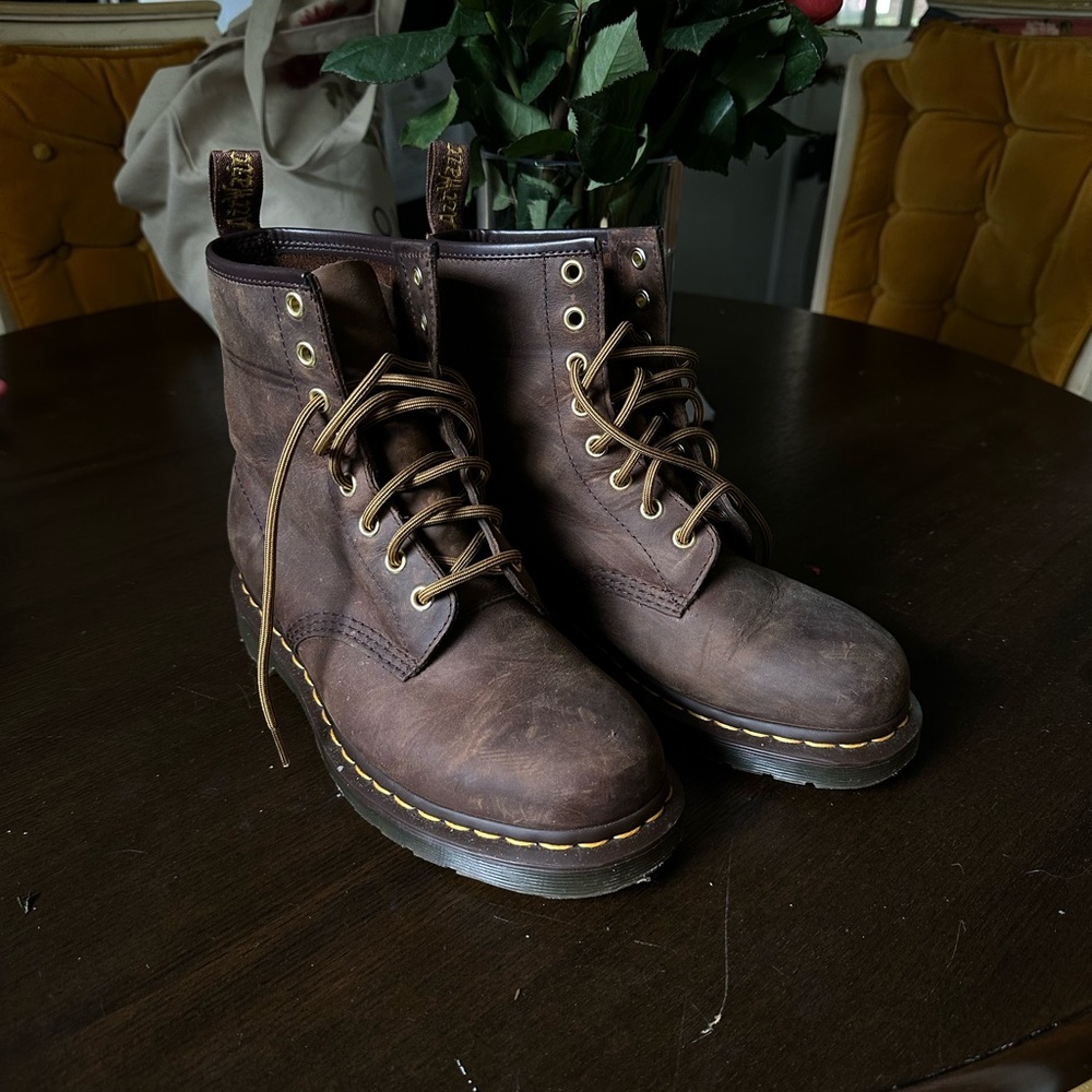 Doc Marten 1460 brown leather boots